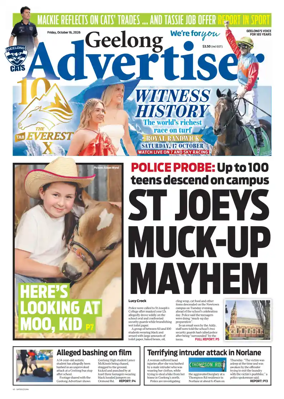 Cover of Geelong Advertiser