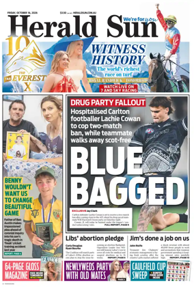 Cover of Herald Sun