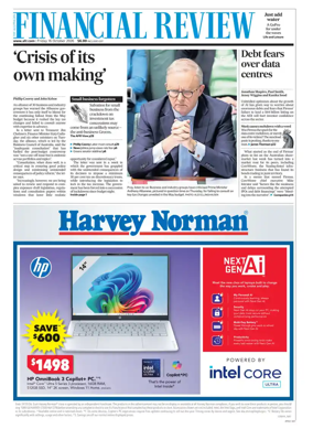 Cover of The Australian Financial Review
