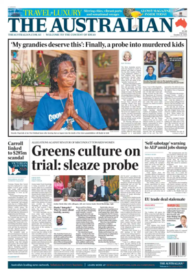 Cover of The Australian