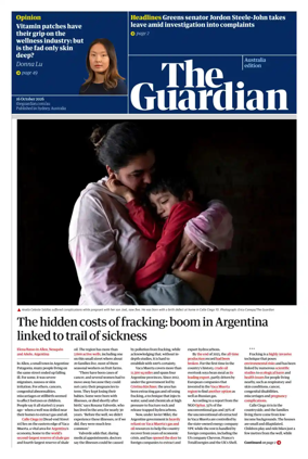 Cover of The Guardian Australia