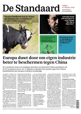 Cover of De Standaard