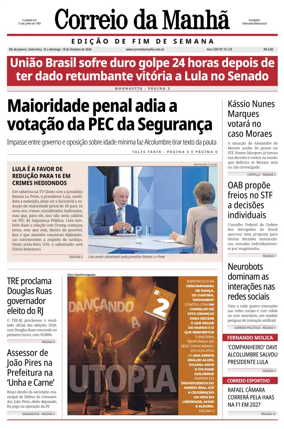 Cover of Jornal Correio da Manha