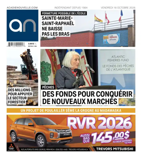 Cover of Acadie Nouvelle