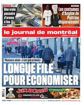 Cover of Le Journal de Montreal
