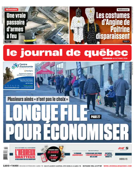 Cover of Le Journal de Quebec