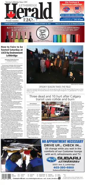 Cover of Lethbridge Herald