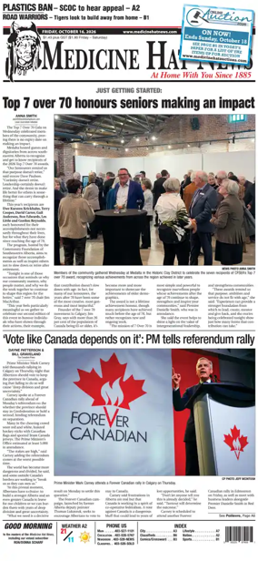 Cover of Medicine Hat News