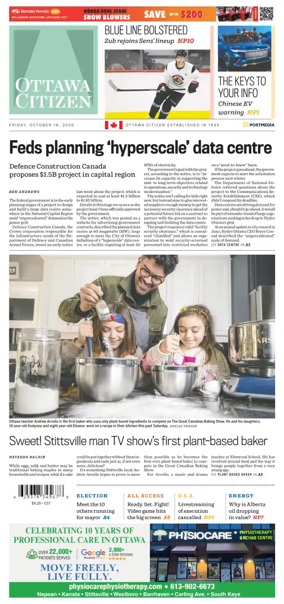 Cover of Ottawa Citizen