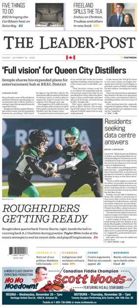 Cover of Regina Leader-Post