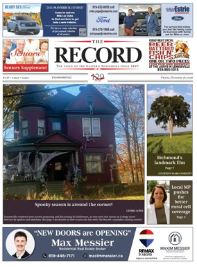 Cover of Sherbrooke Record