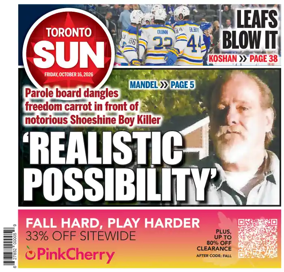 Cover of Toronto Sun