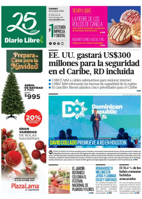 Cover of Diario Libre (Republica Dominicana)