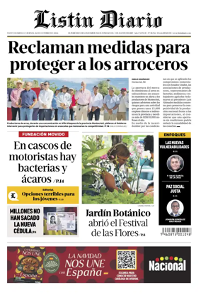 Cover of Listin Diario