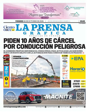 Cover of La Prensa Grafica
