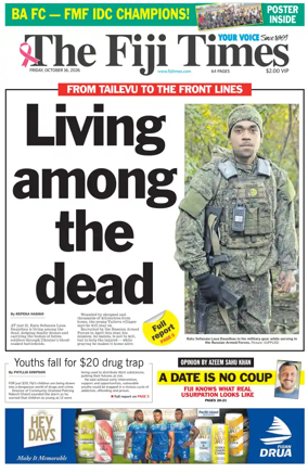 Cover of The Fiji Times