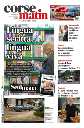 Cover of Corse Matin