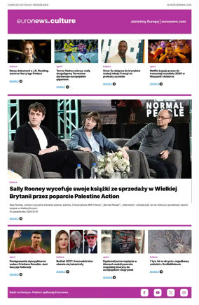 Cover of Euronews Culture and Sport (Polish)