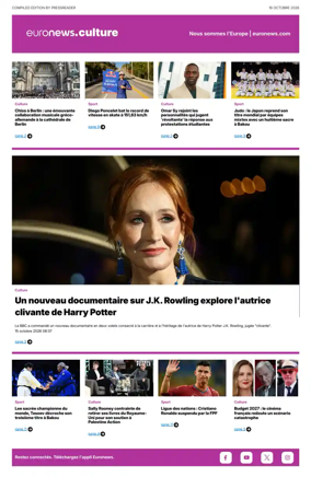 Cover of Euronews Culture (French)