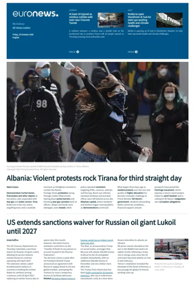 Cover of EuroNews (English Edition)