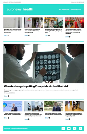 Cover of Euronews Health (English) Compiled Edition