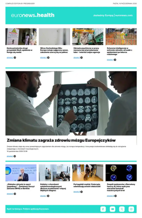 Cover of Euronews Health (Polish)