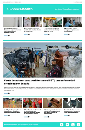 Cover of Euronews Health (Spanish) Compiled Edition