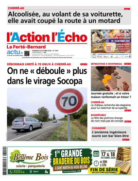 Cover of l'Action l'Echo (La Ferte-Bernard)