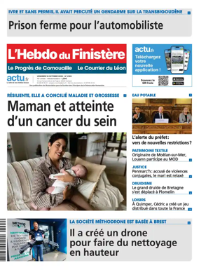 Cover of L'Hebdo du Finistere - Le Progres de Cornouaille Le Courrier du Leon