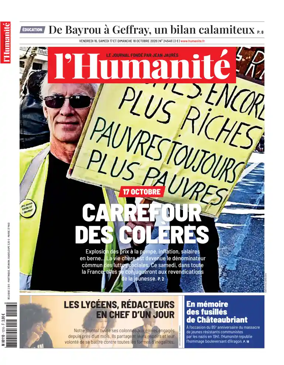 Cover of L'HUMANITE