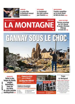 Cover of La Montagne (Montlucon)
