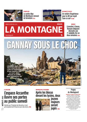 Cover of La Montagne (Moulins)