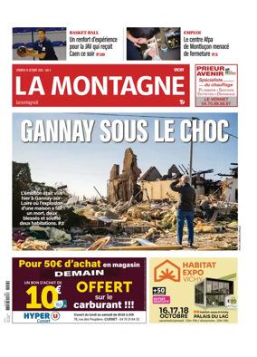 Cover of La Montagne (Vichy)