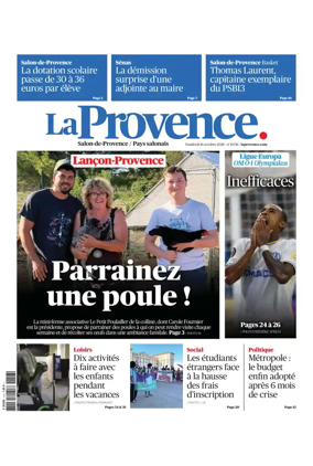 Cover of La Provence Salon-de-Provence / Pays salonais