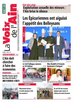 Cover of La Voix de l’Ain Belley
