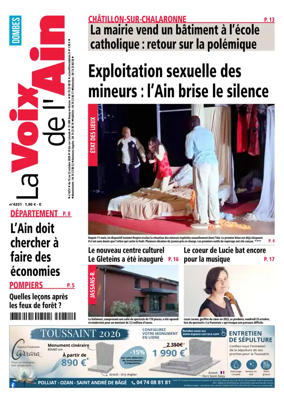 Cover of La Voix de l’Ain Dombes