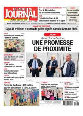 Cover of Le Petit Journal - L'hebdo local du Gers