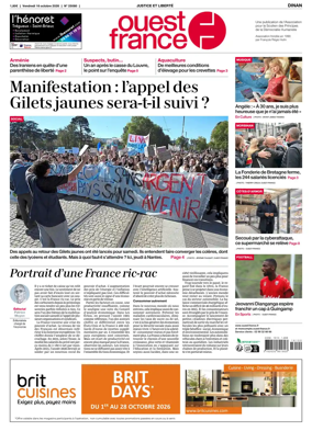 Cover of Ouest France (Dinan)