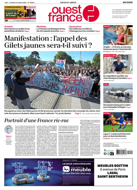 Cover of Ouest France (Mayenne)