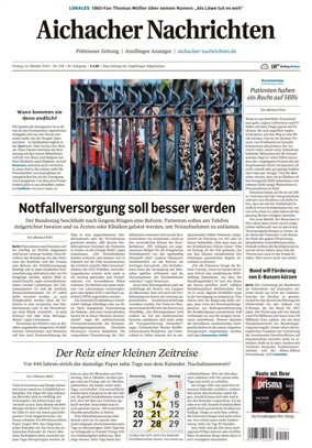 Cover of Aichacher Nachrichten