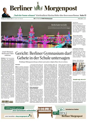Cover of Berliner Morgenpost