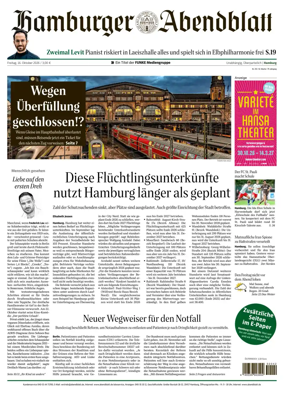 Cover of Hamburger Abendblatt (Hamburg)