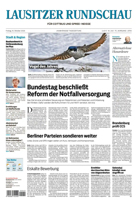 Cover of Lausitzer Rundschau