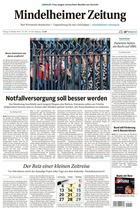 Cover of Mindelheimer Zeitung
