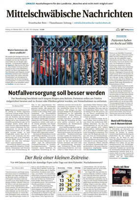 Cover of Mittelschwaebische Nachrichten
