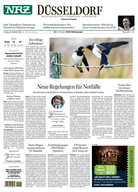 Cover of Neue Rhein Zeitung (Dusseldorf)