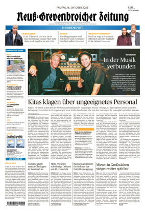 Cover of Neuss-Grevenbroicher Zeitung Neuss