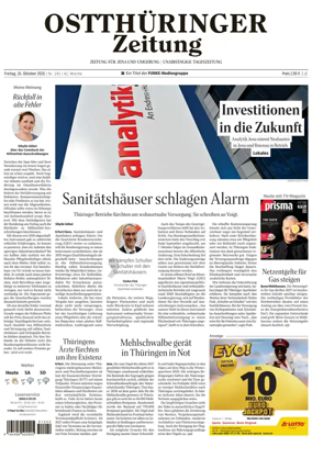 Cover of Ostthuringer Zeitung (Jena)