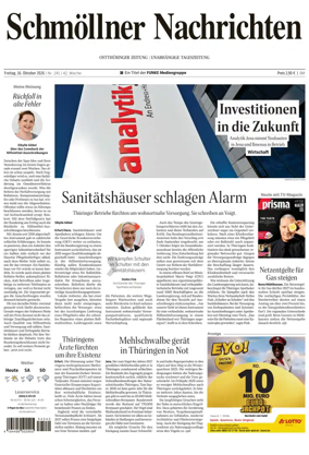 Cover of Ostthuringer Zeitung (Schmolln)