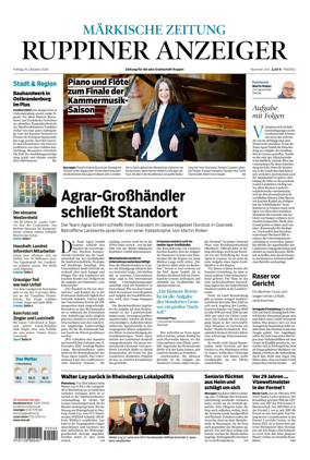 Cover of Ruppiner Anzeiger